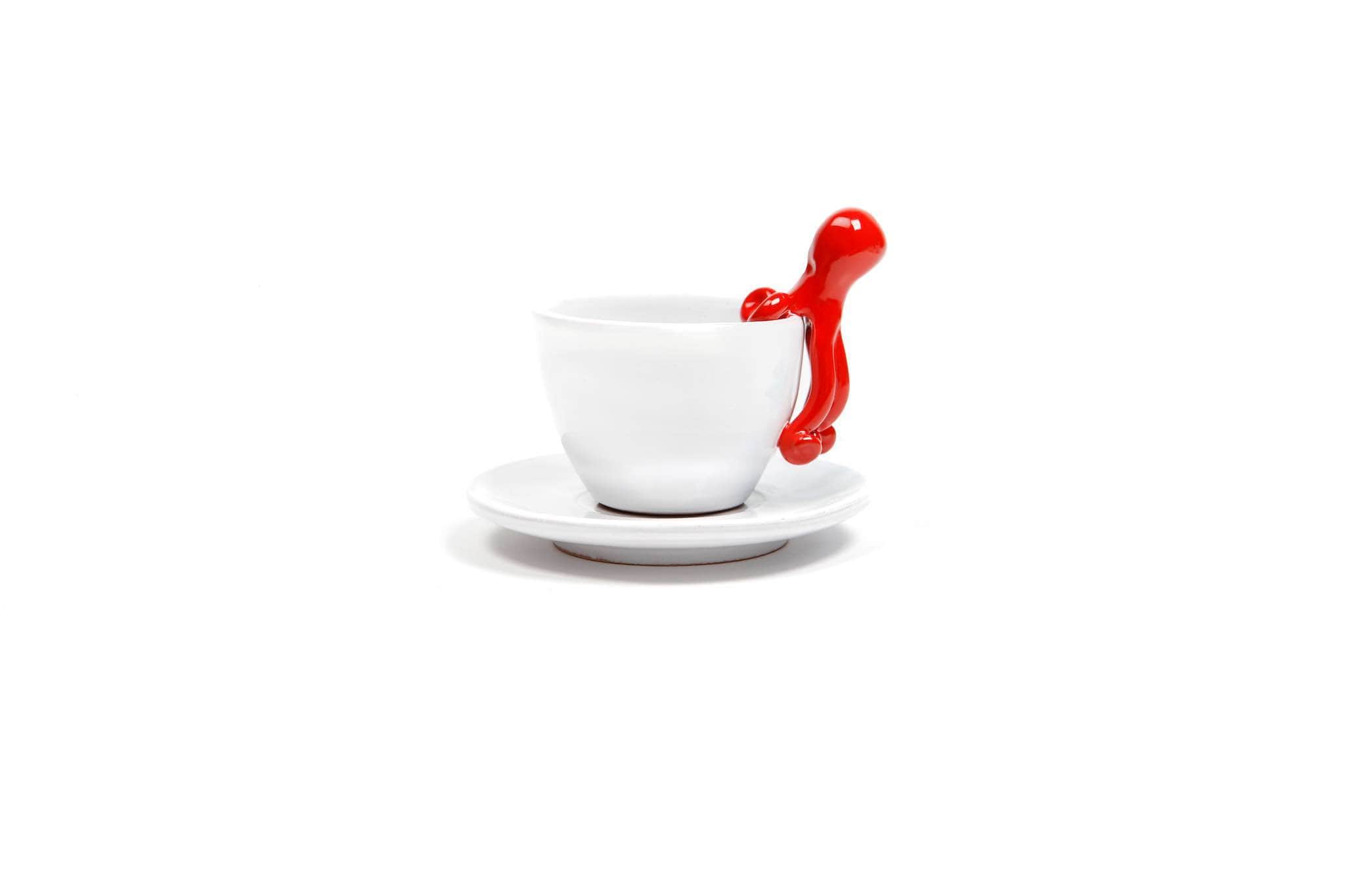 Espresso Cups "MARE" Red