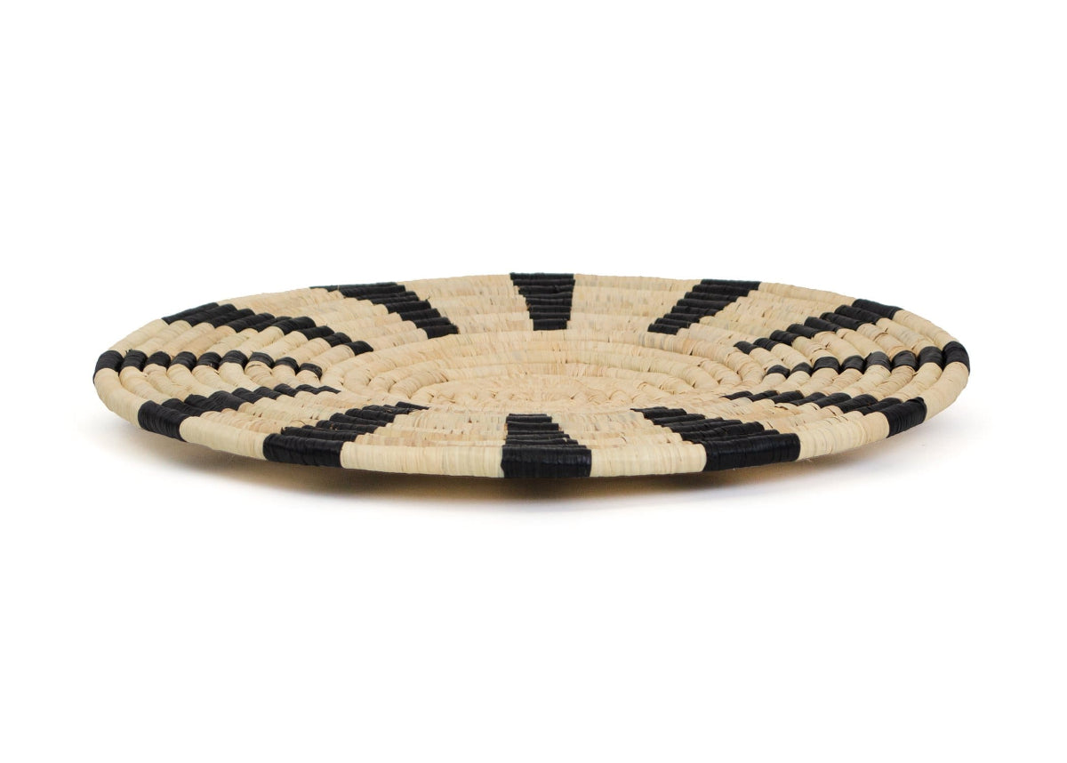Raffia Tiled Natural Plate Medium