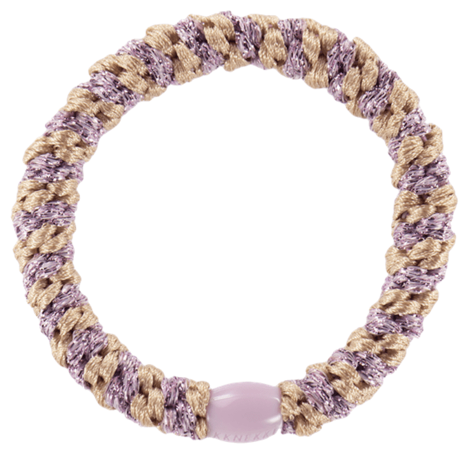 Peach PInk Glitter Stripe