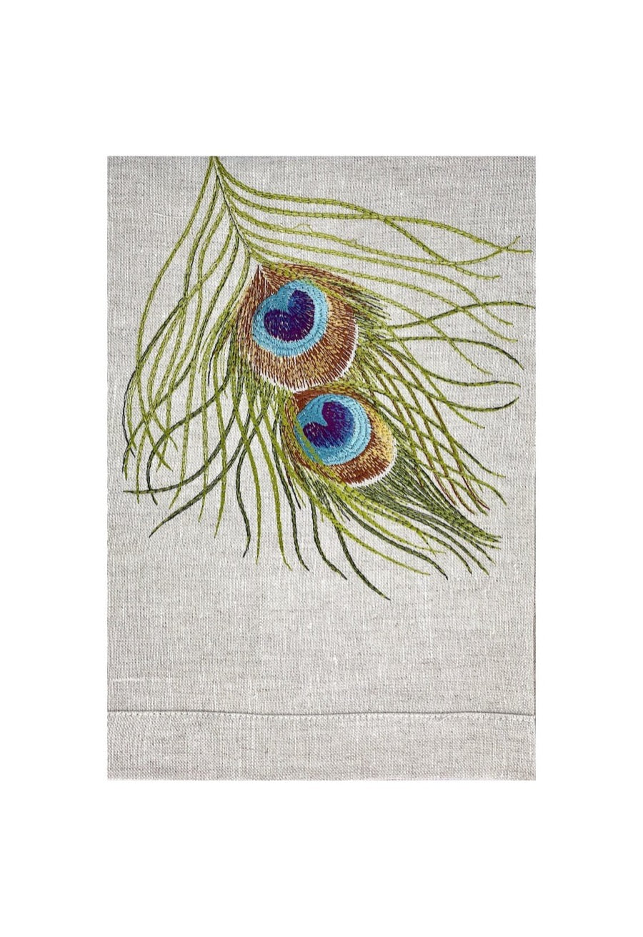 Guest Towels with Embroidered Animals