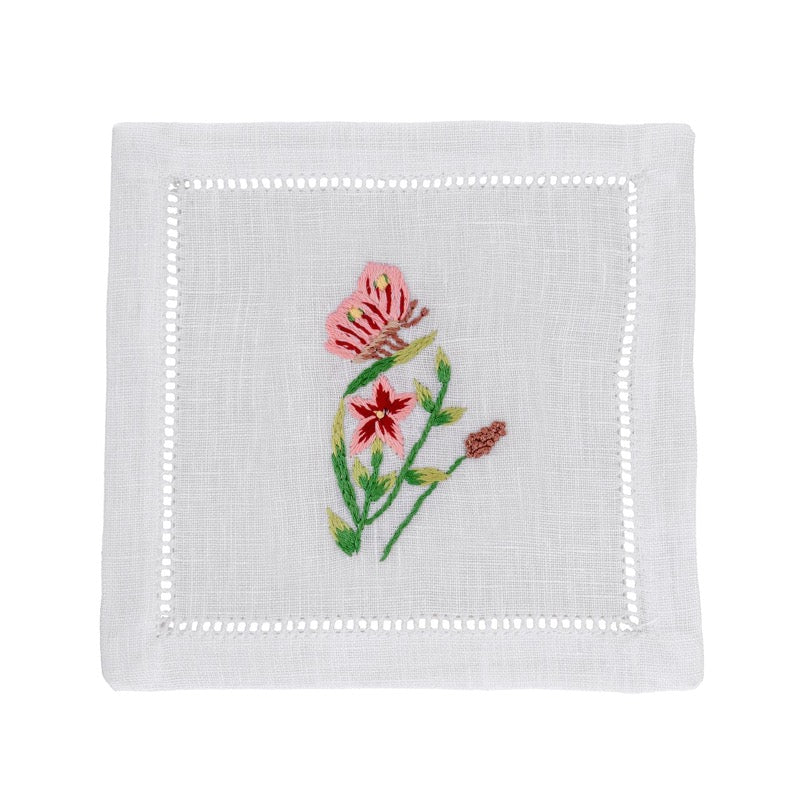 Cocktail Napkins "Floral", Set of 4