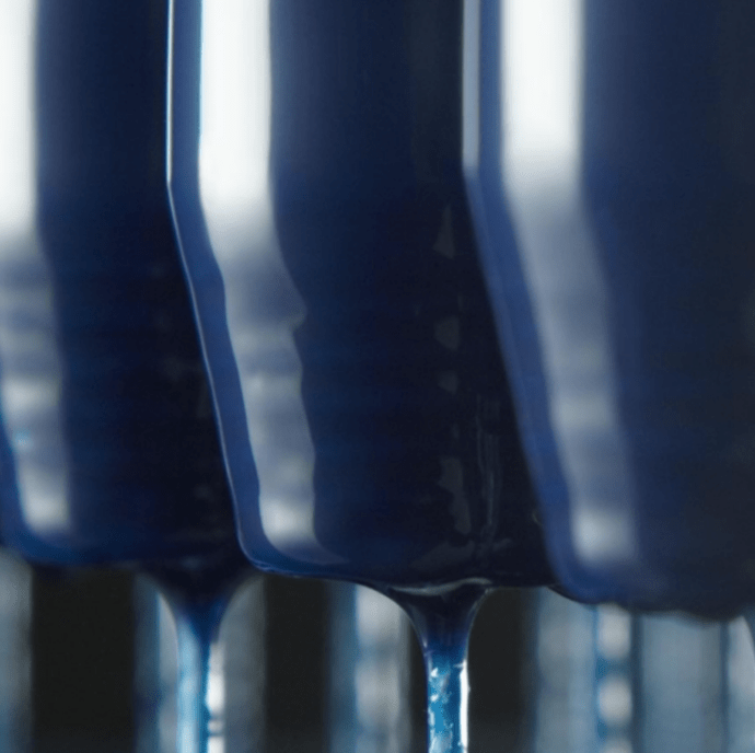 Lacquered Candle pair  42cm