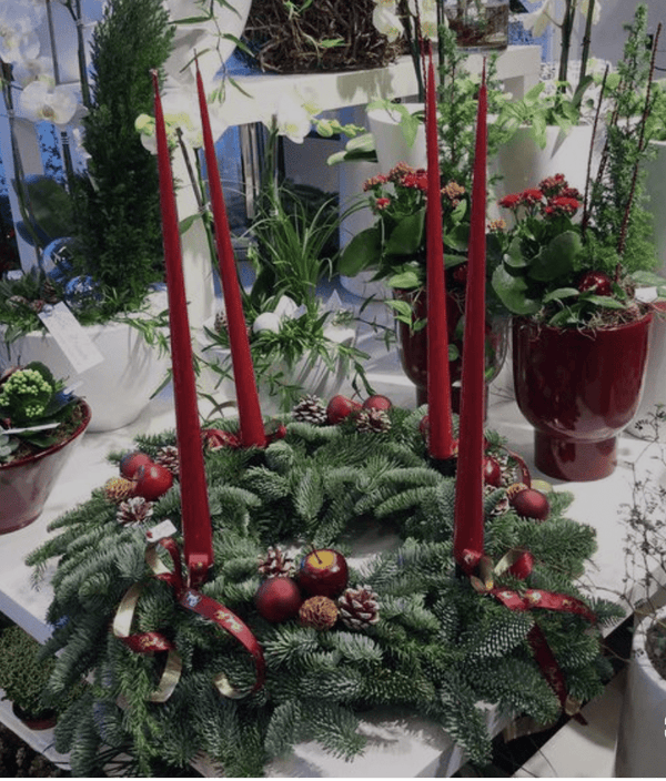 Pairs of Taper Candles for Christmas