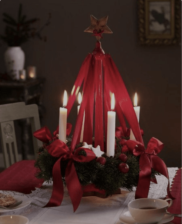 Pairs of Taper Candles for Christmas