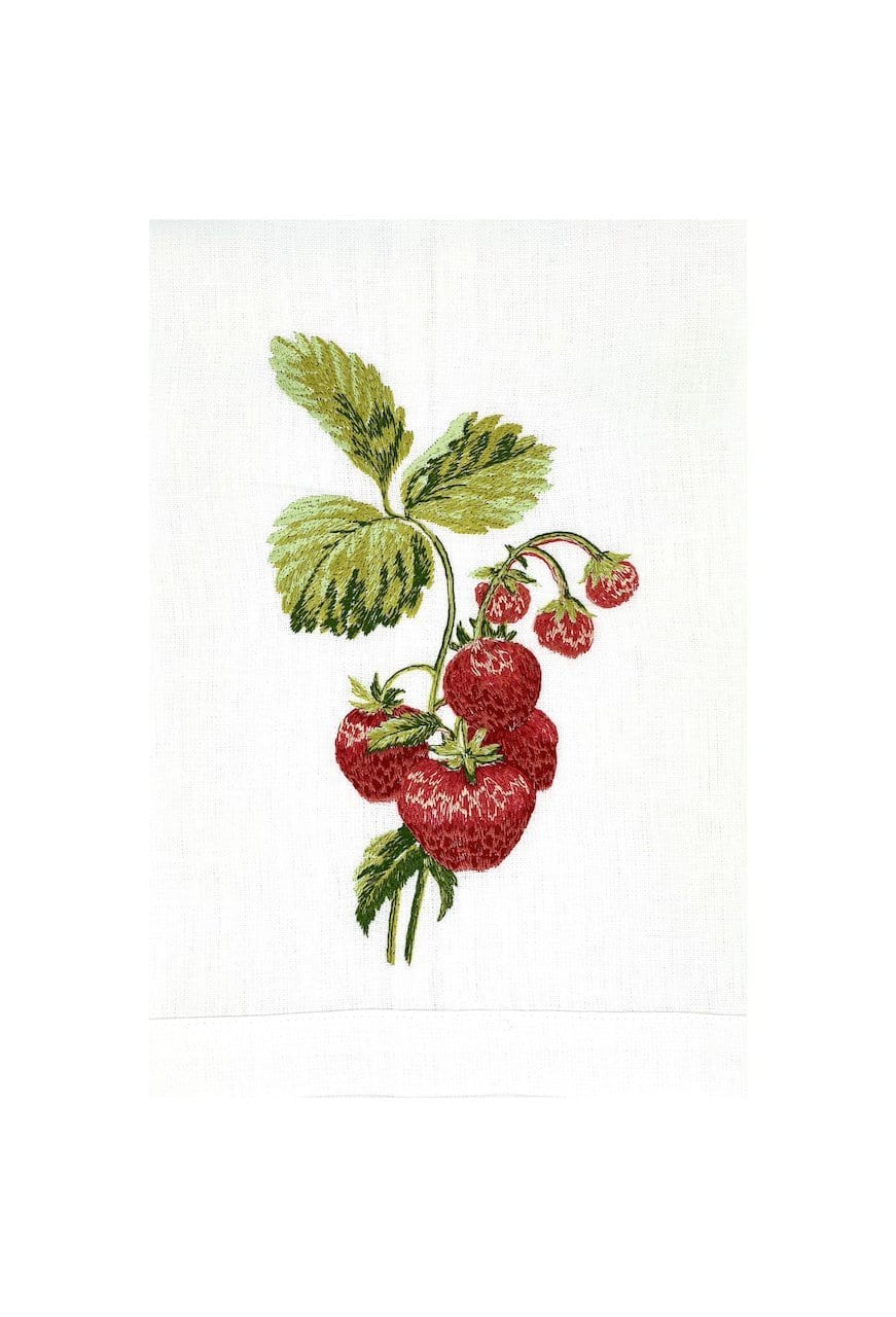 Guest Towels with embroidered Flowers