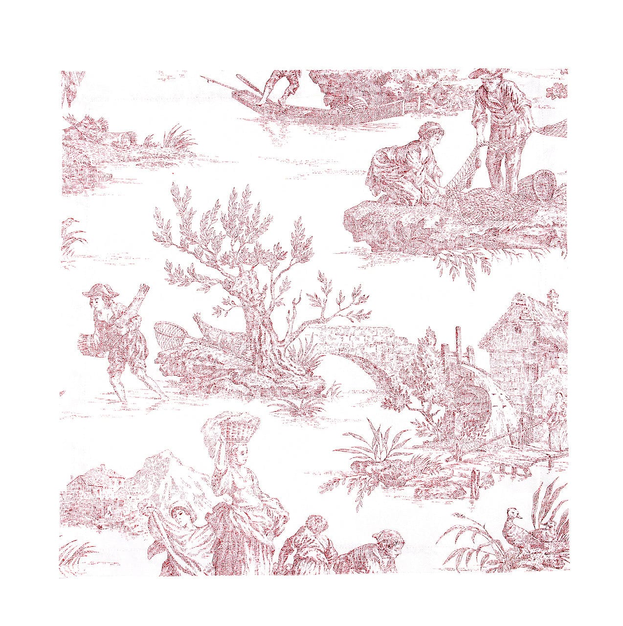 Tablecloths and Napkins in "Toile de Jouy"