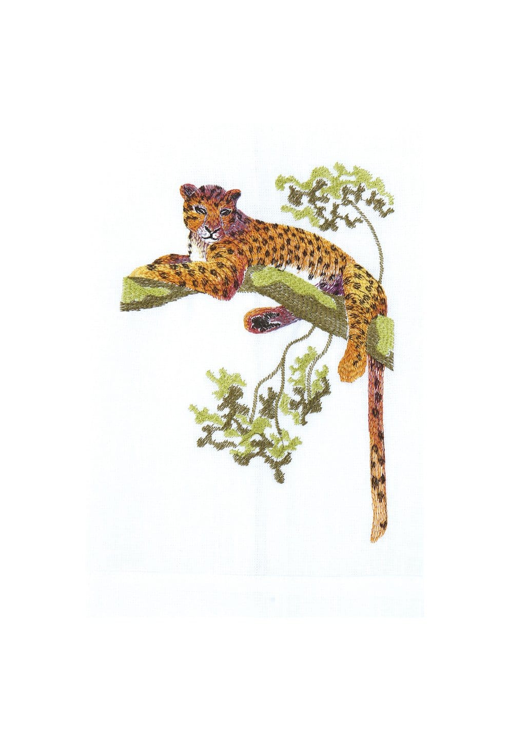 Guest Towels with Embroidered Animals