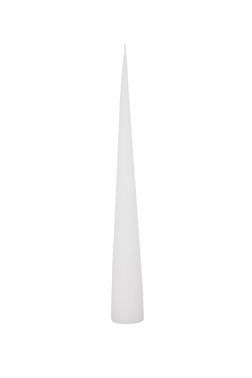Matt Cone Candles 34cm