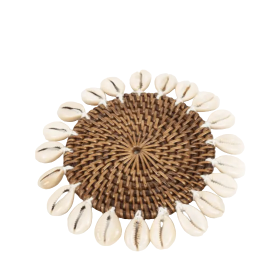 Coasters "Colonial" with Shells